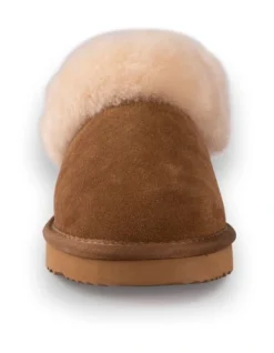 AUS WOOLI UGG UNISEX SHEEPSKIN WOOL TRADITIONAL ANKLE SLIPPERS Tan -Myer Clothing Shop 851402080 5 720x928
