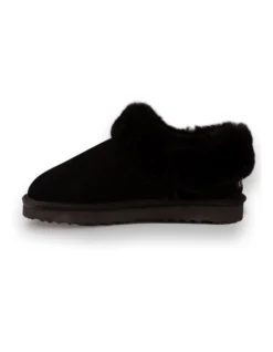 AUS WOOLI UGG UNISEX SHEEPSKIN WOOL TRADITIONAL ANKLE SLIPPERS Black 9 AUS WOOLI UGG UNISEX SHEEPSKIN WOOL TRADITIONAL ANKLE SLIPPERS Black -Myer Clothing Shop 851402170 4 720x928