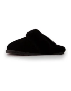 AUS WOOLI UGG UNISEX SHEEPSKIN WOOL SHELLEY Slippers Black -Myer Clothing Shop 851402890 4 720x928