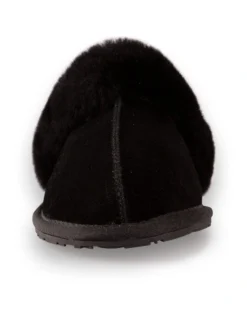 AUS WOOLI UGG UNISEX SHEEPSKIN WOOL SHELLEY Slippers Black -Myer Clothing Shop 851402890 5 720x928