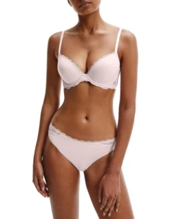 Calvin Klein Seductive Comfort Lotus Floral Bikini Brief Pink