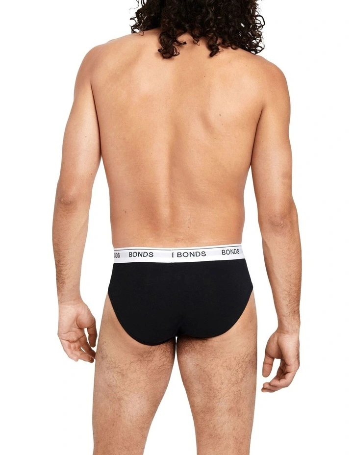 Bonds Guyfront Briefs 3 Pack In Black 3 Bonds Guyfront Briefs 3 Pack In Black - Image 3