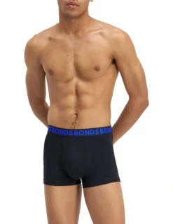 Bonds Everyday Plain Trunks 3 Pack In Black -Myer Clothing Shop 851862340 3 720x928