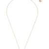 Swarovski Sparkling Dance Necklace Round Cut Rose Gold-Tone Plated In White