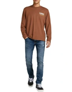 Jack & Jones Liam Original Skinny Fit Jeans Blue -Myer Clothing Shop 852079870 3 720x928