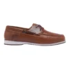 Hush Puppies Lake Tan Leather Boat Shoe