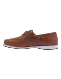 Hush Puppies Lake Tan Leather Boat Shoe -Myer Clothing Shop 852152590 3 720x928