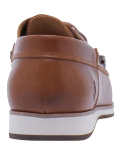 Hush Puppies Lake Tan Leather Boat Shoe -Myer Clothing Shop 852152590 4 720x928