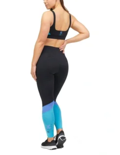 Panelled Full Length Legging Black/Teal -Myer Clothing Shop 852192370 867565540 3 2 720x928