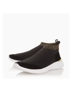 Dune London Easy Sock Boot Black -Myer Clothing Shop 852580270 3 720x928