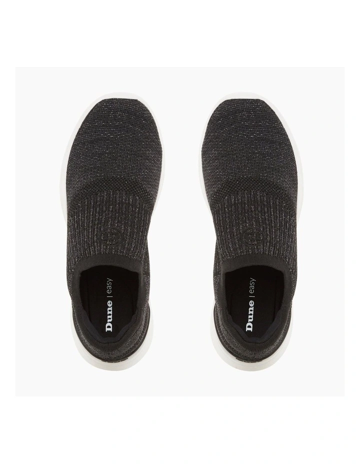 Dune London Easy Slip On Black Fabric 3 Dune London Easy Slip On Black Fabric - Image 3