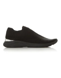 Dune London Easy Slip On Black Synthetic