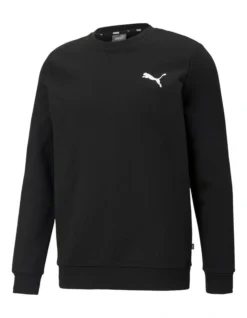 Puma Essentials Small Logo Crew Sweat Top Black