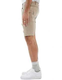 Thrift Distressed Denim Shorts Sand 6 Thrift Distressed Denim Shorts Sand -Myer Clothing Shop 852897340 3 720x928