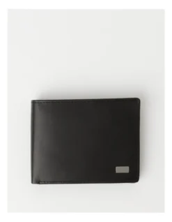 Black L Fold Coin Purse Wallet