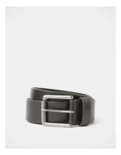 Casual Black Leather Belt