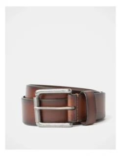 Casual Brown Leather Belt