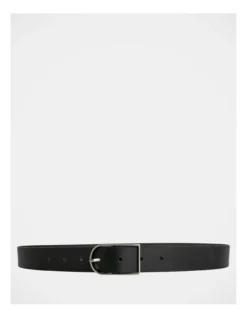 Basque Olinda Leather Belt In Black -Myer Clothing Shop 854511670 3 1 720x928