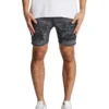 Hellcat Drop Crotch Denim Shorts Charcoal