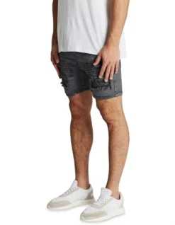 Hellcat Drop Crotch Denim Shorts Charcoal 5 Hellcat Drop Crotch Denim Shorts Charcoal -Myer Clothing Shop 854735320 3 720x928