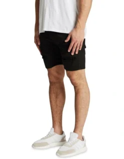 Hellcat Drop Crotch Denim Shorts Black -Myer Clothing Shop 854735500 3 720x928