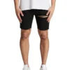 Rawlins Denim Short Jet Black