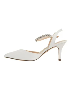 Tonya Ivory Satin Pump -Myer Clothing Shop 855534430 3 720x928