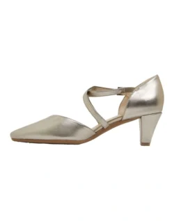 Adison Pewter Metallic Heeled Shoes -Myer Clothing Shop 856150300 3 720x928