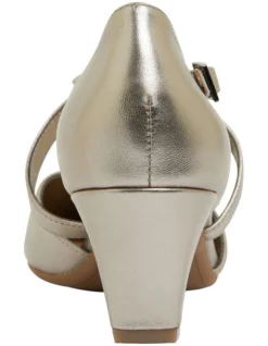 Adison Pewter Metallic Heeled Shoes -Myer Clothing Shop 856150300 5 720x928