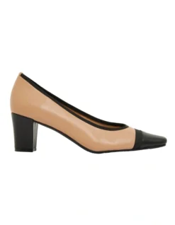 Network Black / Camel Glove Heeled Shoes