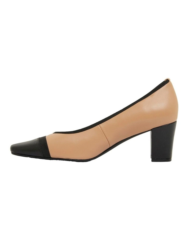 Network Black / Camel Glove Heeled Shoes 3 Network Black / Camel Glove Heeled Shoes - Image 3
