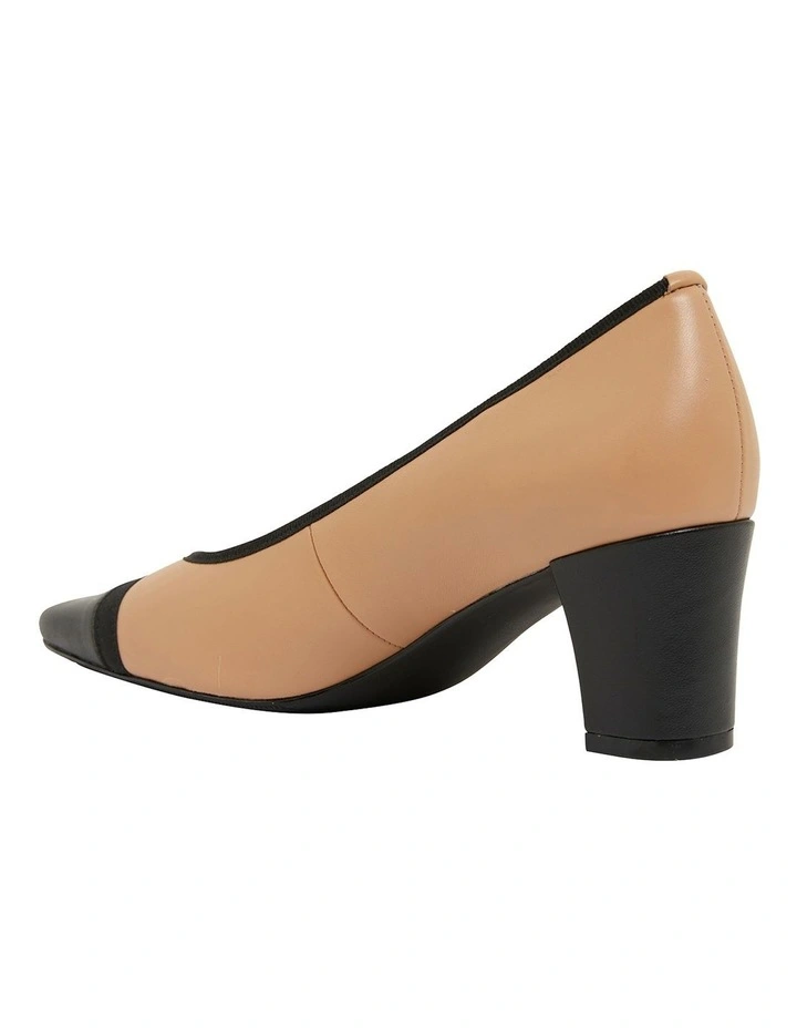 Network Black / Camel Glove Heeled Shoes 6 Network Black / Camel Glove Heeled Shoes - Image 6
