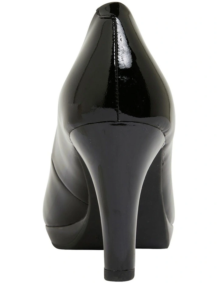 Opera Black Patent Heeled Shoes 5 Opera Black Patent Heeled Shoes - Image 5