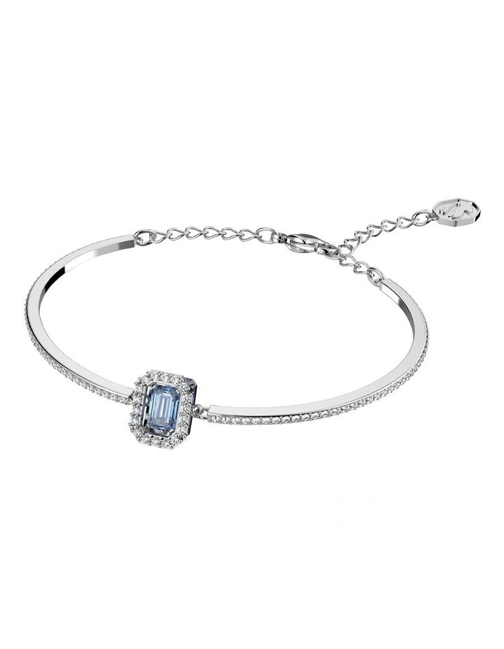 Swarovski Millenia Bangle Octagon Cut Pave Rhodium Plated In Blue 2 Swarovski Millenia Bangle Octagon Cut Pave Rhodium Plated In Blue - Image 2