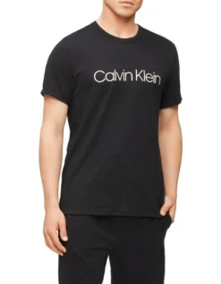 Calvin Klein Chill Logo Sleep Tee Black -Myer Clothing Shop 856910710 3 720x928