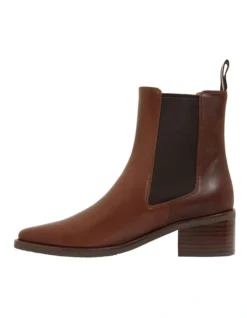 Federal Mid Brown Glove Boots -Myer Clothing Shop 857695420 3 720x928