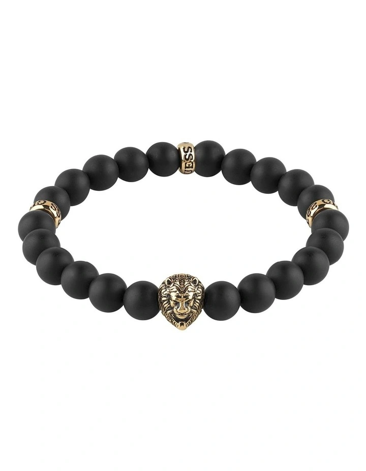 Men In Guess Black Bracelet 1 Men In Guess Black Bracelet
