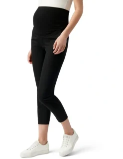 Forever New Grace 7/8th Maternity Pants Black -Myer Clothing Shop 858996010 4 720x928