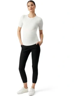 Forever New Grace 7/8th Maternity Pants Black -Myer Clothing Shop 858996010 5 720x928