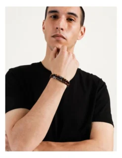 Semi Precious Brown Bracelets 2 Pack -Myer Clothing Shop 859195270 4 720x928