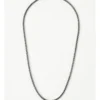 Gun Metal Simple Chain Necklace