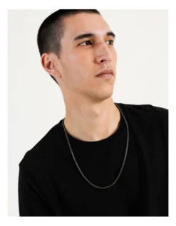 Gun Metal Simple Chain Necklace -Myer Clothing Shop 859195810 6 720x928