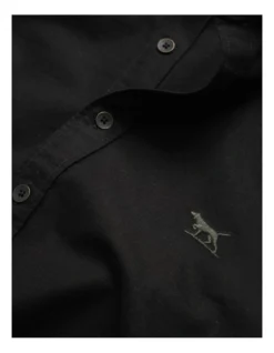 Gunn Oxford Sports Fit Shirt Onyx -Myer Clothing Shop 859849210 5 720x928