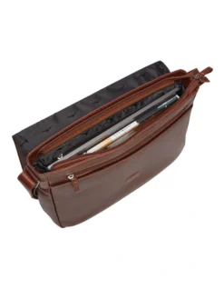 Montoro Leather Messenger Bag -Myer Clothing Shop 859897810 4 720x928