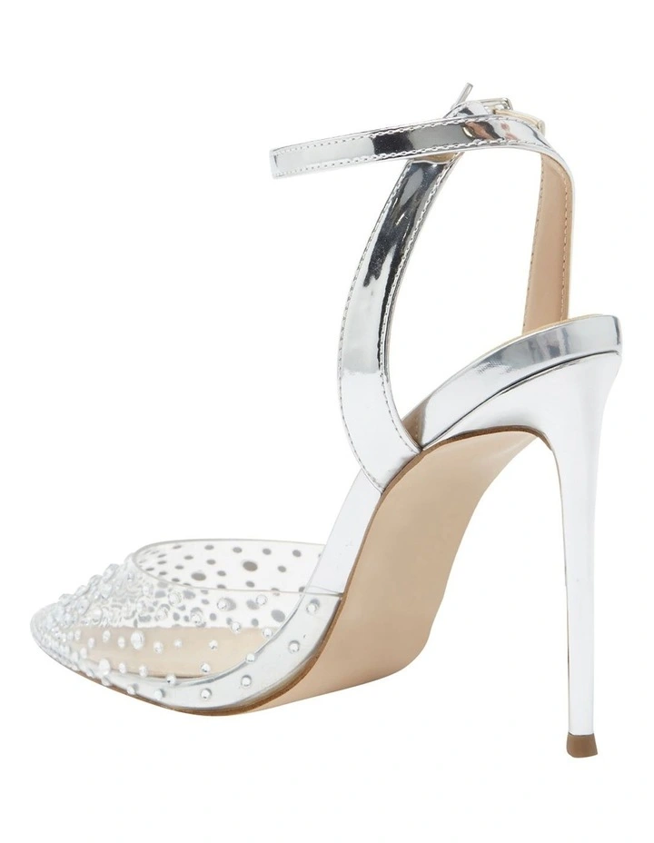 Steve Madden Revert Silver Heels 2 Steve Madden Revert Silver Heels - Image 2