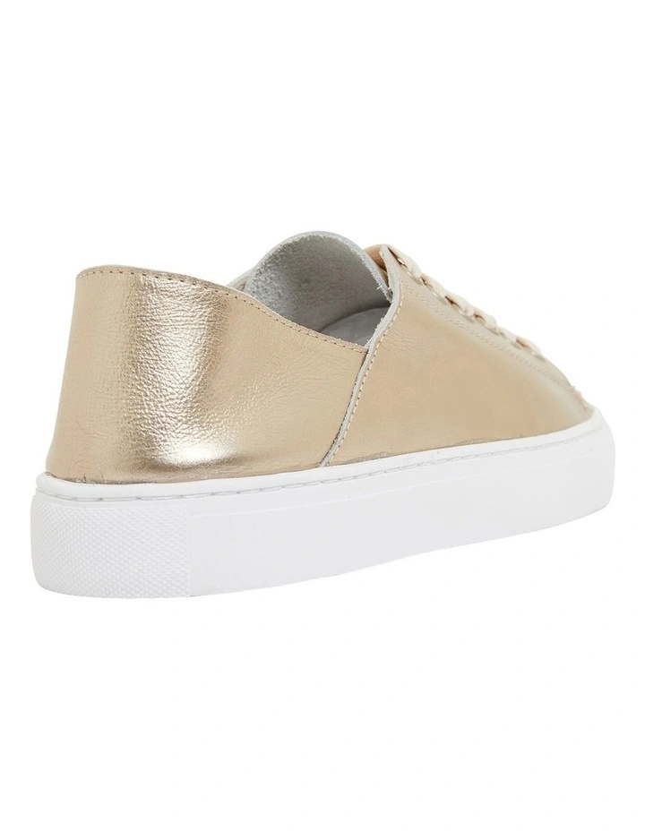 Rialto Soft Gold Metallic Sneakers 3 Rialto Soft Gold Metallic Sneakers - Image 3