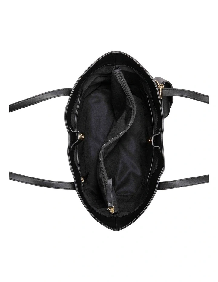 Nine West Sunnyside Dark Brown Logo Tote Bag 4 Nine West Sunnyside Dark Brown Logo Tote Bag - Image 4