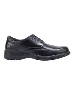 Hush Puppies Torpedo Black Lace Up Shoe