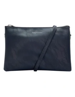 Mocha Triple Jessie Crossbody Bag Black/Light Gold