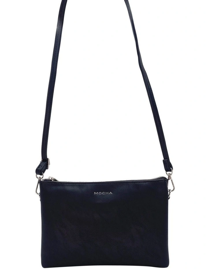 Mocha Triple Jessie Crossbody Bag Black/Light Gold 4 Mocha Triple Jessie Crossbody Bag Black/Light Gold - Image 4